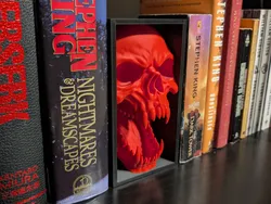 Vampire Skull Book Nook