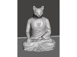 Buddha Cat Ganesha
