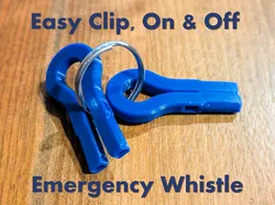 Clip-on Keychain Whistle