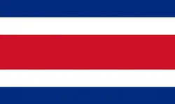 costa rica flag CG Textures in Fabric 38200