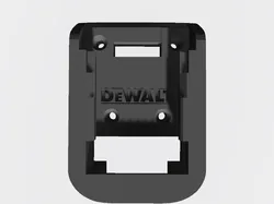 Dewalt battery mount with logo
