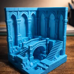 Diorama medieval Isometric