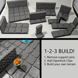 Dungeon tiles - walls