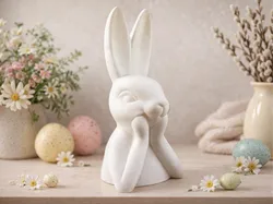 Elegant Easter Bunny Figurine – High Detail