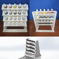 Estante para pinturas acrílicas