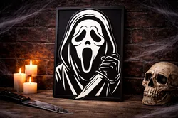Ghostface / Scream - Décoration 3D