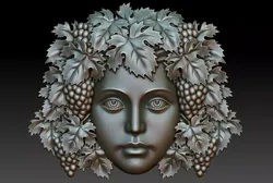 Greenlady 3 bronze statue of woman 3D print model