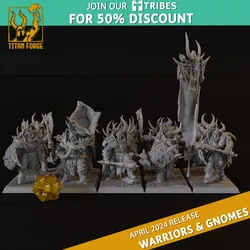 Norse Warriors - Norse and Gnomes - Titan Forge Miniatures April 2024