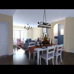 photorealistic living  dining room 0007