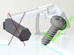 Revolver II mod for use with screws