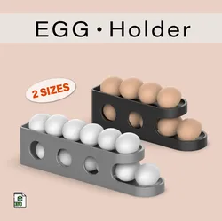 Tools & Spare Parts STL Download - 3D Egg Holder, 2 Size Egg Dispenser, Egg Storage Modern Unitby Woow Concept 3D
