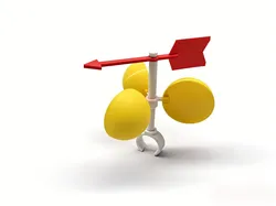 Bicycle anemometer model – with two bases -25mm
