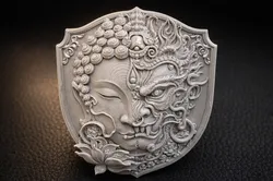 Buddha demon wall mount design art