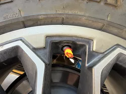 Chevrolet Bow Tire Tire Valve Stem Cap with LEASH