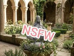 Crouching Gothic Nun - Unveiled Sexy Sculpt