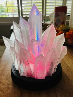 Crystal Cluster Lamp