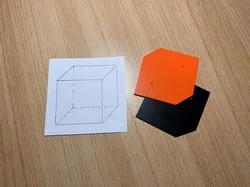 Cube stencil