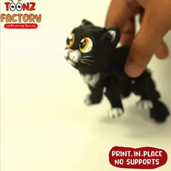 CUTE FLEXI HALLOWEEN CAT ARTICULATED