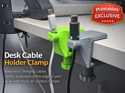 Desk Cable Holder Clamp
