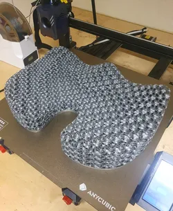 Flex printed pressure-relief cushion
