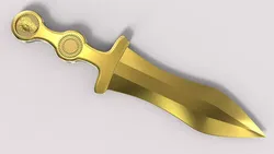 Functionnal roman pugio replica 3D print model
