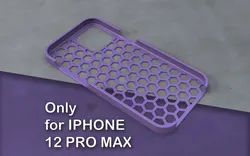 Iphone 12 Pro Max Cover - Hexagon design
