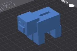 Minecraft pig (piggy bank)