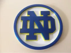 Notre Dame Drink Coaster