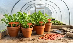 Premium 3D Printed Mint Herb Garden Marker Stake