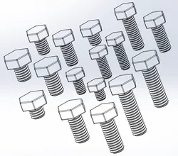 SCREWS M4-M16 ISO 4017 (NORMAL HEX BOLT)