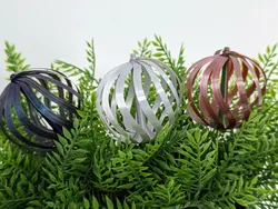 Spiral Ribbon Christmas Tree Ornament (No Supports!)