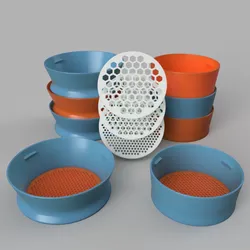 Stackable Sifter/Sieve 1mm - 12mm