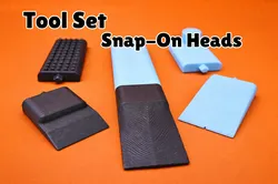 Tool Set with Snap-On Heads (Interchangeable Heads!) - Fast Printing