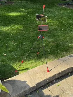 Ultralight 3D Printed Tripod with Carbon Fiber Telescopic Legs