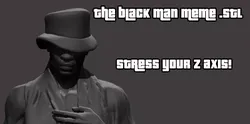 Whatsapp Black Man Meme 3D print model