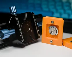Arca compatible tripod plate with safety pins