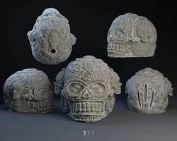 Aztec death whistle (from thingiverse Peter farewell)