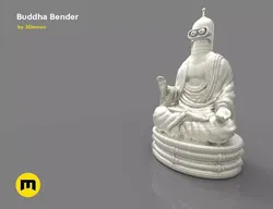 Bender Buddha Statue  3D print model
