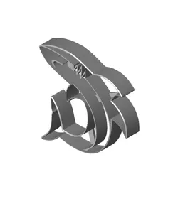 C-Shark cookie cutter