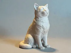 Calm Companion Sculptural Cat
