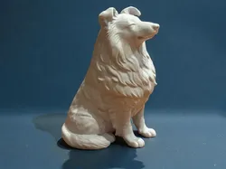 Calm Companion Sculptural Shetland Sheepdog