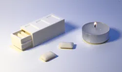 Chewing Gum Sliding Box — Holds 9 Pieces | Pocket Gum Case | Minimalist EDC Carry