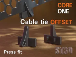 Core One Fan Cover offset for cable tie (press fit)