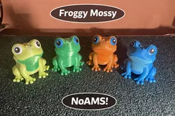Cute Frog "Mossy" – CARTOON EDITION (noAMS)