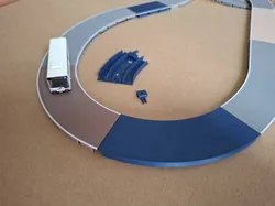 DIY-Streetplates for Tomix Running Bus system, n-scale