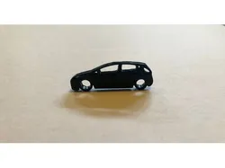 Ford Fiesta MK7 Silhouette Keyring