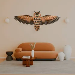 Geometric Owl wall art