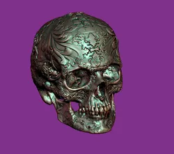 Home Decorations & Ornaments STL Download - Ornamental Skullby carlitobriganteskull