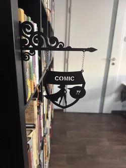Library sign : Comic