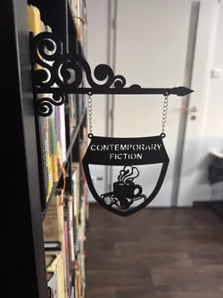 Library sign : contemporary fiction